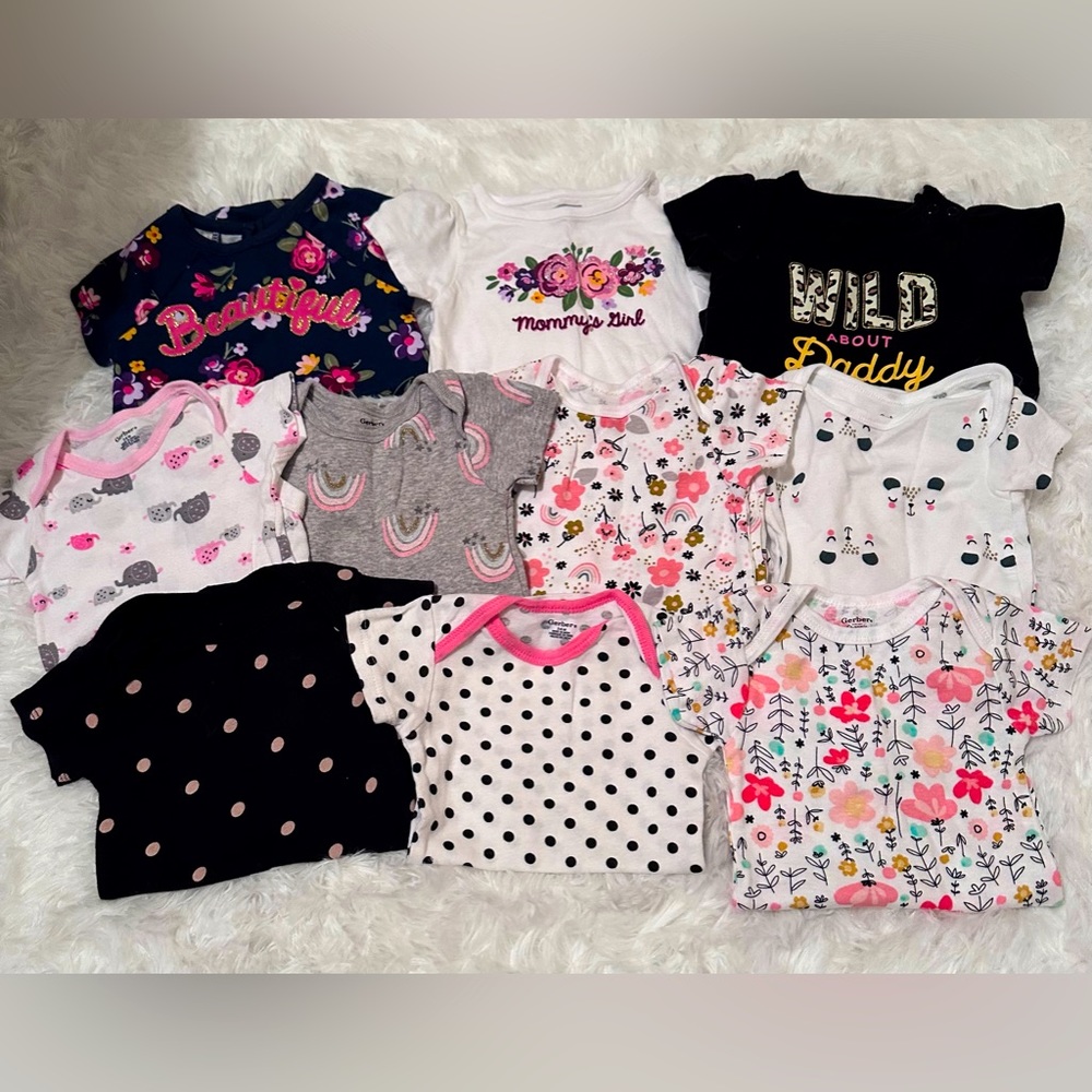 3-6 month onesie bundle